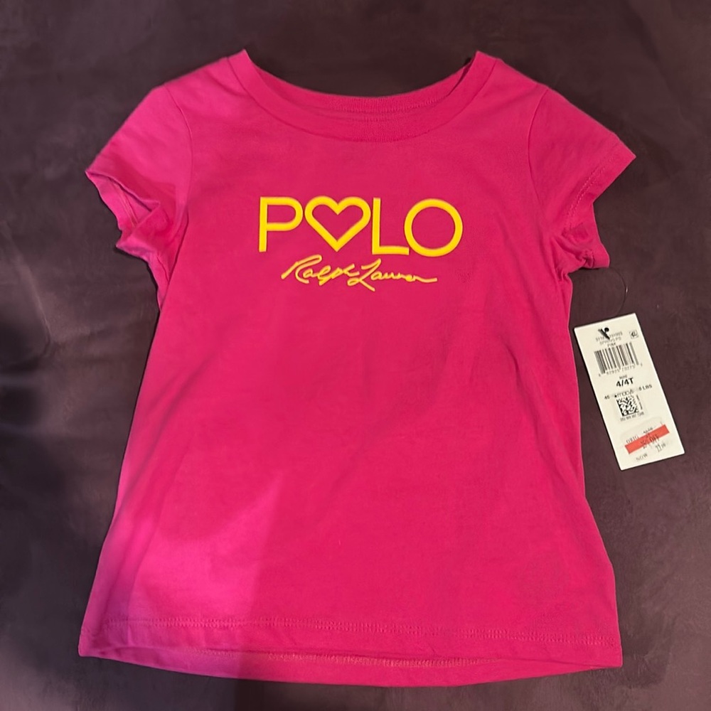 Pink Polo Ralph Lauren Toddler T-Shirt